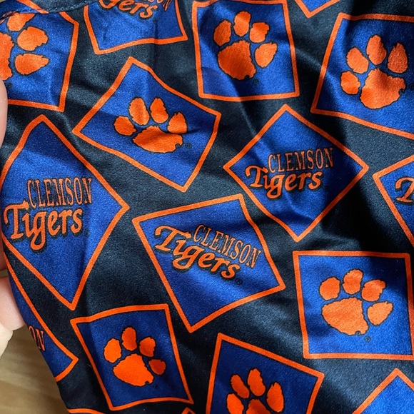 Awesome Merge Left 100% Silk Clemson Tigers Chemise/Nightie - Sz M - Picture 3 of 9